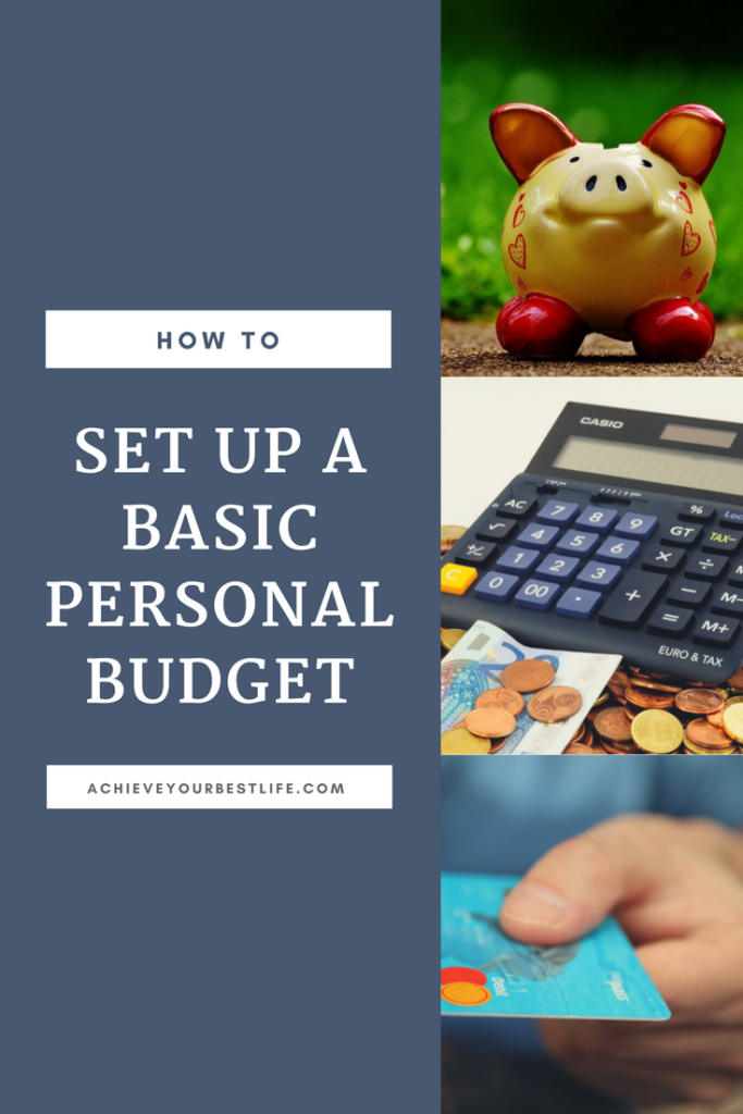 how to set up a personal budget