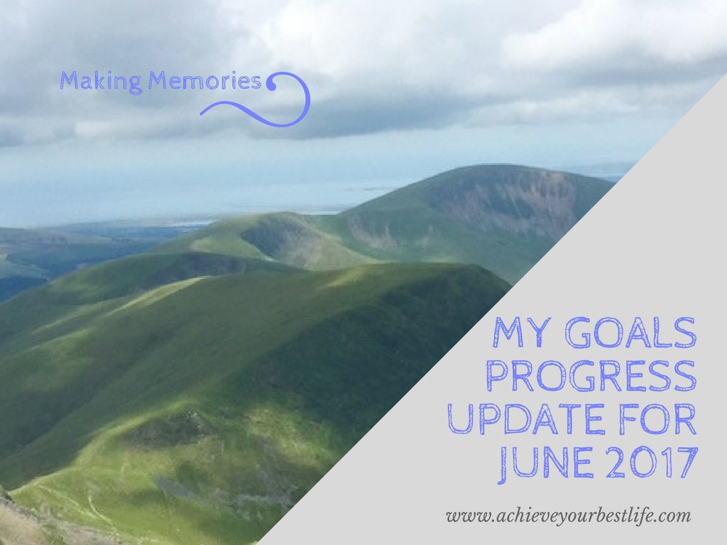 personal goals progress update