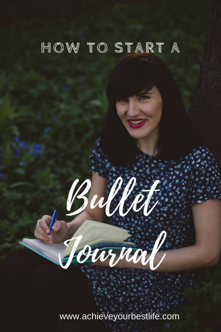 using a bullet journal how to start a bullet journal