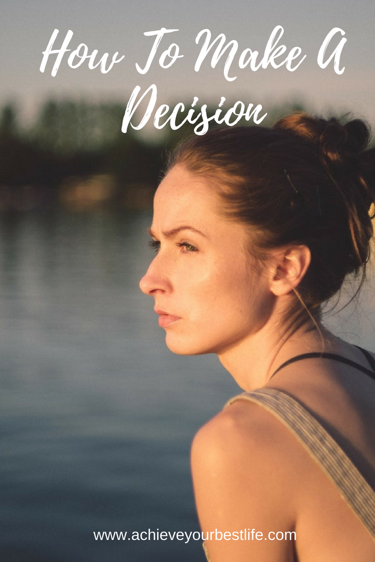 how to make a decision