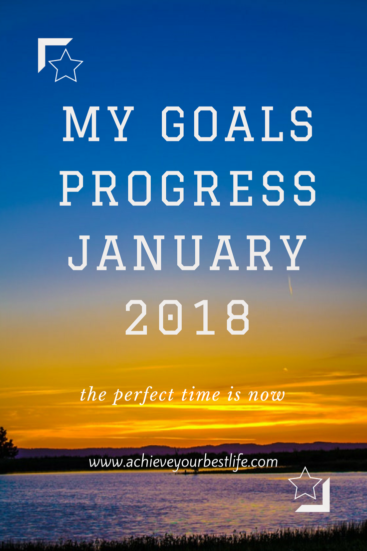 personal goals progress update jan 18