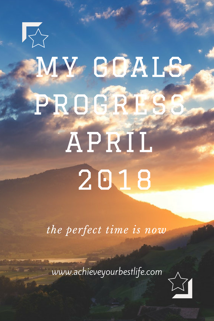 my personal goals progress update