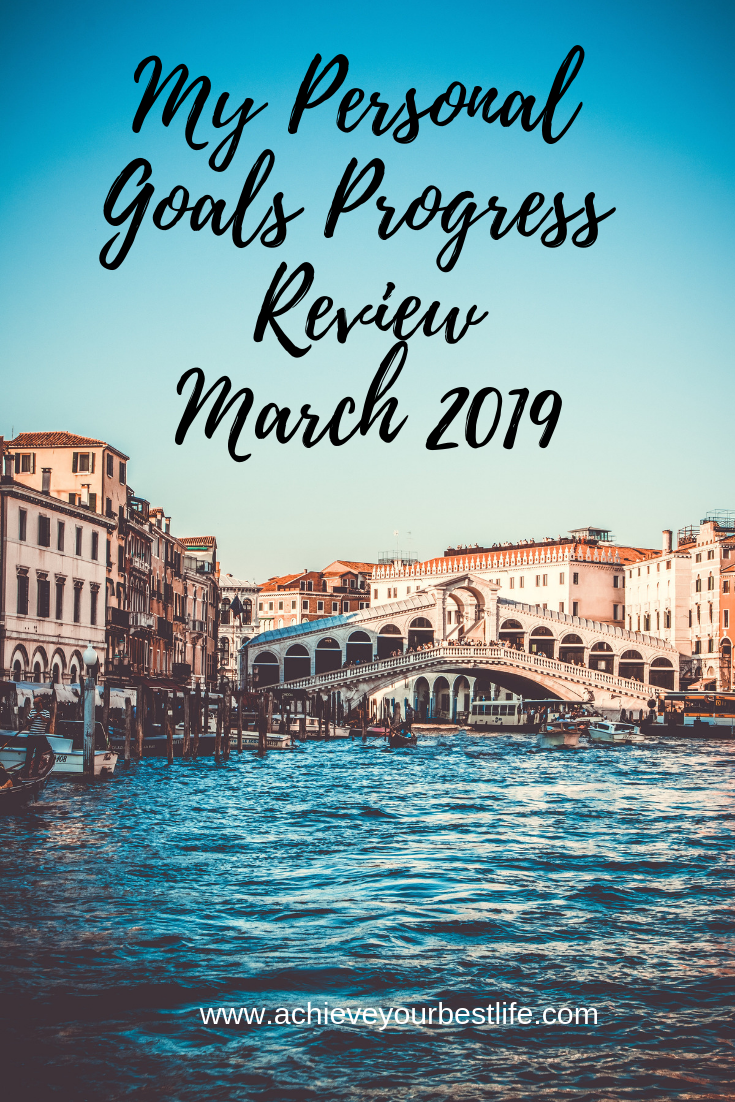 personal goals progress review