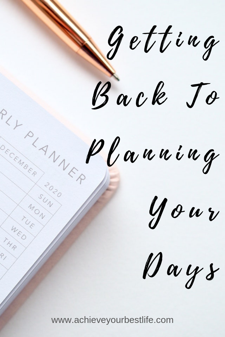 planning your days